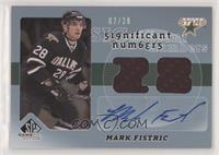 Mark Fistric [EX to NM] #/28