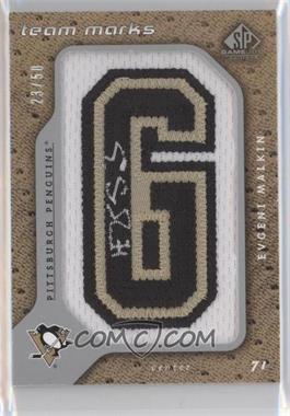 2008-09 SP Game Used Edition - Team Marks #TM-EM - Evgeni Malkin /50