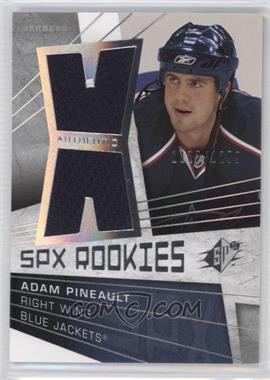 2008-09 SPx - [Base] #136 - Rookies Jerseys - Adam Pineault /1299
