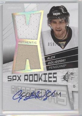 2008-09 SPx - [Base] #181 - Rookies Autograph Jerseys - Alex Goligoski /999