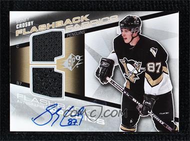 2008-09 SPx - [Base] #221 - Flashback Fabrics Autographs - Sidney Crosby