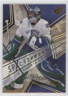 2008-09 SPx - SPXcitement - Spectrum #X54 - Roberto Luongo /99 [Good to VG‑EX]