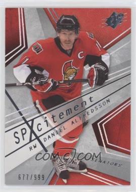 2008-09 SPx - SPXcitement #X10 - Daniel Alfredsson /999