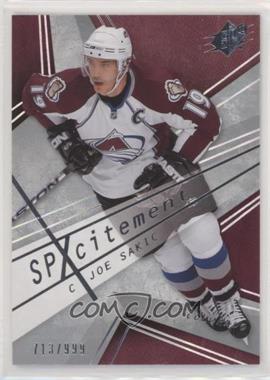 2008-09 SPx - SPXcitement #X29 - Joe Sakic /999