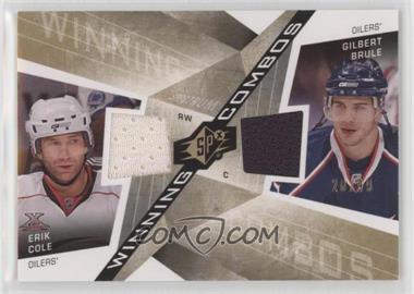 2008-09 SPx - Winning Combos - Spectrum #WC-CB - Erik Cole, Gilbert Brule /99