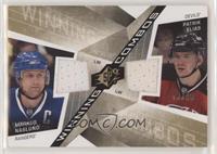 Markus Naslund, Patrik Elias [Good to VG‑EX] #/99