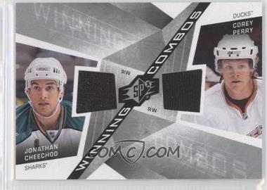 2008-09 SPx - Winning Combos #WC-CP - Jonathan Cheechoo, Corey Perry