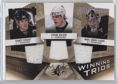 2008-09 SPx - Winning Trios #WT-FCM - Sidney Crosby, Evgeni Malkin, Marc-Andre Fleury /99