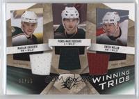 Marian Gaborik, Pierre-Marc Bouchard, Owen Nolan #/99