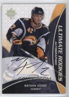 Ultimate Rookies Autographed - Nathan Gerbe #/399