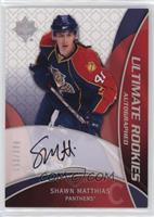 Ultimate Rookies Autographed - Shawn Matthias [EX to NM] #/399