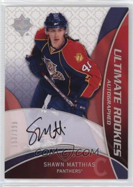 2008-09 Ultimate Collection - [Base] #90 - Ultimate Rookies Autographed - Shawn Matthias /399 [EX to NM]