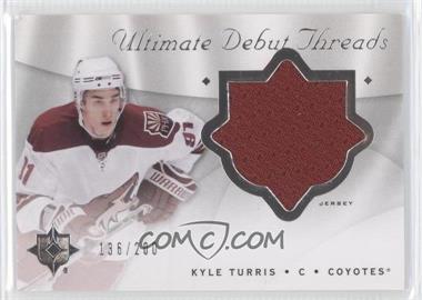 2008-09 Ultimate Collection - Ultimate Debut Threads #DT-KT - Kyle Turris /200