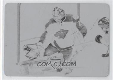 2008-09 Upper Deck - [Base] - Printing Plate Black #100 - Josh Harding /1