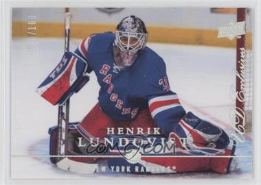 2008-09 Upper Deck - [Base] - UD Exclusives #74 - Henrik Lundqvist /100