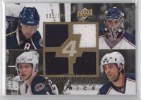 Pascal Leclaire, Michael Peca, Alexandre Picard, Rick Nash #/100