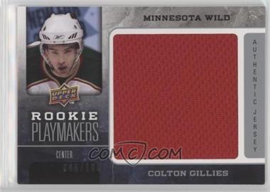 2008-09 Upper Deck - Rookie Playmakers Jerseys #RP-CG - Colton Gillies /100