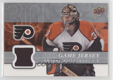 2008-09 Upper Deck - UD Game Jersey Series 1 #GJ-AN - Antero Niittymaki