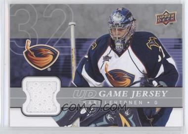 2008-09 Upper Deck - UD Game Jersey Series 1 #GJ-KL - Kari Lehtonen