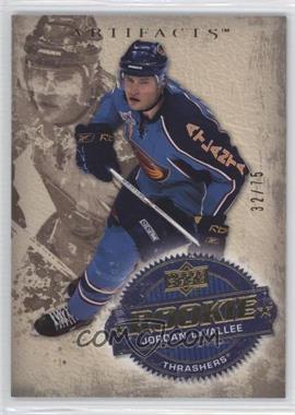 2008-09 Upper Deck Artifacts - [Base] - Gold #257 - Jordan LaVallee /75