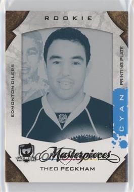 2008-09 Upper Deck Artifacts - [Base] - The Cup Masterpieces Printing Plate Cyan Framed #MAS-240 - Theo Peckham /1