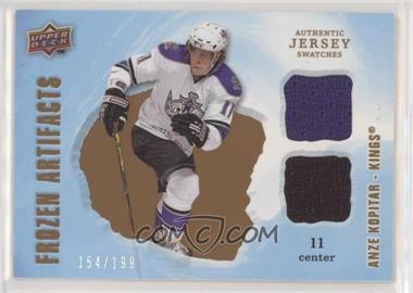 2008-09 Upper Deck Artifacts - Frozen Artifacts Jersey - Dual #FAD-AK - Anze Kopitar /199