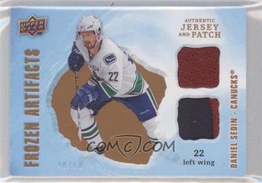 2008-09 Upper Deck Artifacts - Frozen Artifacts Jersey - Jersey/Patch #FAD-DS - Daniel Sedin /50