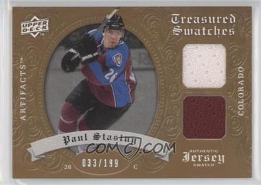 2008-09 Upper Deck Artifacts - Treasured Swatches - Dual #TSD-PS - Paul Stastny /199 [EX to NM]