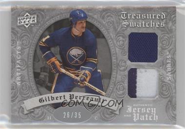 2008-09 Upper Deck Artifacts - Treasured Swatches - Silver Jersey/Patch #TSD-GP - Gilbert Perreault /35