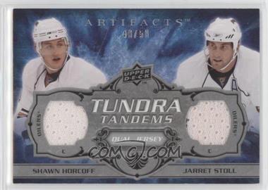 2008-09 Upper Deck Artifacts - Tundra Tandems Dual Jerseys - Silver #TT-SH - Shawn Horcoff, Jarret Stoll /50