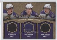 Anze Kopitar, Dustin Brown, Jack Johnson #/75