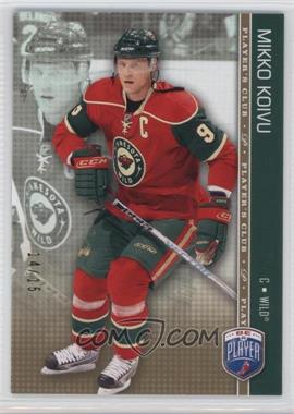 2008-09 Upper Deck Be a Player - [Base] - Player's Club #86 - Mikko Koivu /15