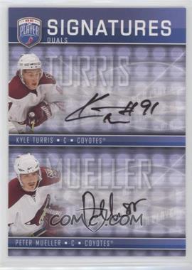 2008-09 Upper Deck Be a Player - Duals Signatures #S2-MT - Kyle Turris, Peter Mueller