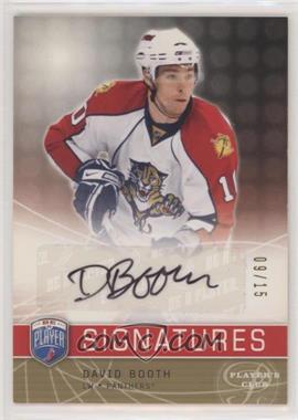2008-09 Upper Deck Be a Player - Signatures - Player's Club #S-BO - David Booth /15
