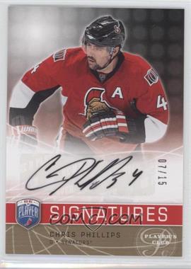 2008-09 Upper Deck Be a Player - Signatures - Player's Club #S-PC - Chris Phillips /15