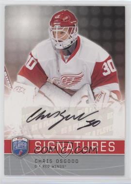 2008-09 Upper Deck Be a Player - Signatures #S-CO - Chris Osgood