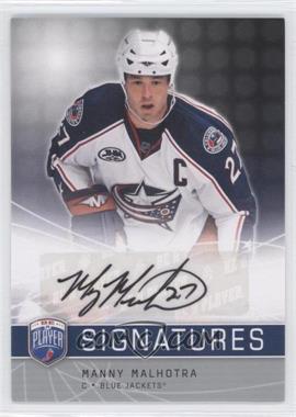 2008-09 Upper Deck Be a Player - Signatures #S-MY - Manny Malhotra