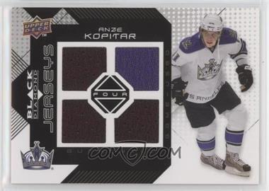 2008-09 Upper Deck Black Diamond - Quad Jerseys #BDJ-AK - Anze Kopitar