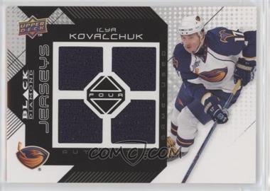 2008-09 Upper Deck Black Diamond - Quad Jerseys #BDJ-IK - Ilya Kovalchuk