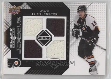 2008-09 Upper Deck Black Diamond - Quad Jerseys #BDJ-RI - Mike Richards [EX to NM]