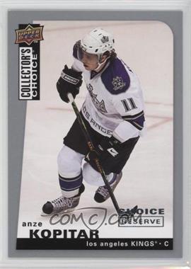 2008-09 Upper Deck Collector's Choice - [Base] - Choice Reserve Silver #12 - Anze Kopitar