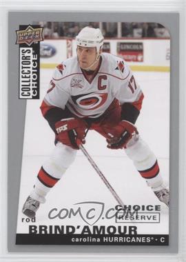 2008-09 Upper Deck Collector's Choice - [Base] - Choice Reserve Silver #161 - Rod Brind'Amour