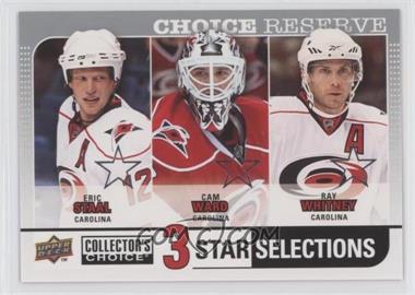 2008-09 Upper Deck Collector's Choice - [Base] - Choice Reserve Silver #256 - Eric Staal, Cam Ward, Ray Whitney