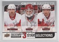 Henrik Zetterberg, Chris Osgood, Pavel Datsyuk