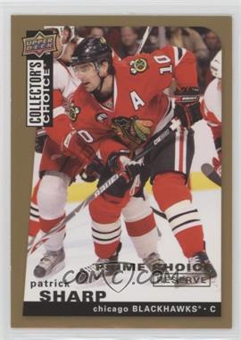 2008-09 Upper Deck Collector's Choice - [Base] - Prime Choice Reserve Gold #143 - Patrick Sharp