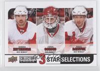 Henrik Zetterberg, Chris Osgood, Pavel Datsyuk