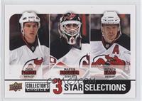 Zach Parise, Martin Brodeur, Patrik Elias