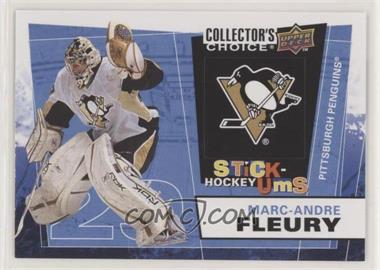 2008-09 Upper Deck Collector's Choice - Stick-Ums #UMS14 - Marc-Andre Fleury