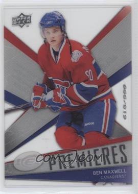 2008-09 Upper Deck Ice - [Base] #124 - Ice Premieres Level 3 - Ben Maxwell /999