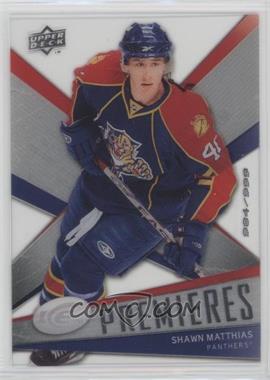 2008-09 Upper Deck Ice - [Base] #133 - Ice Premieres Level 3 - Shawn Matthias /999